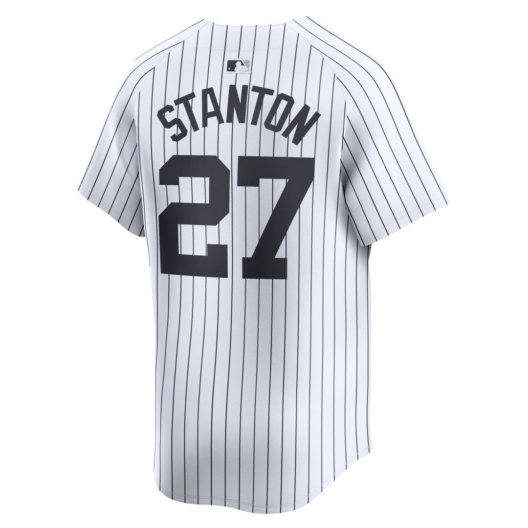 New York Yankees Giancarlo Stanton Nike White Home Limited Player Jersey