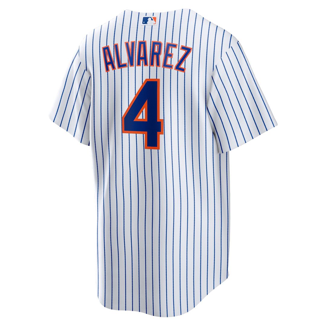 New York Mets Francisco Alvarez Nike White Replica Player Jersey