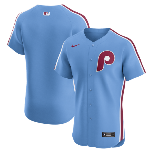 Philadelphia Phillies Nike Light Blue Alternate Elite Jersey