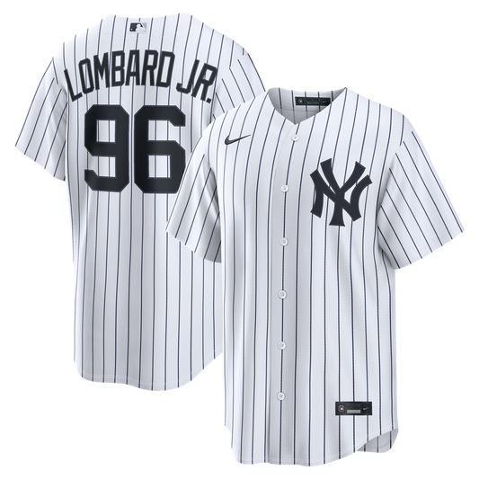 New York Yankees George Lombard Jr. Nike White Home Replica Jersey