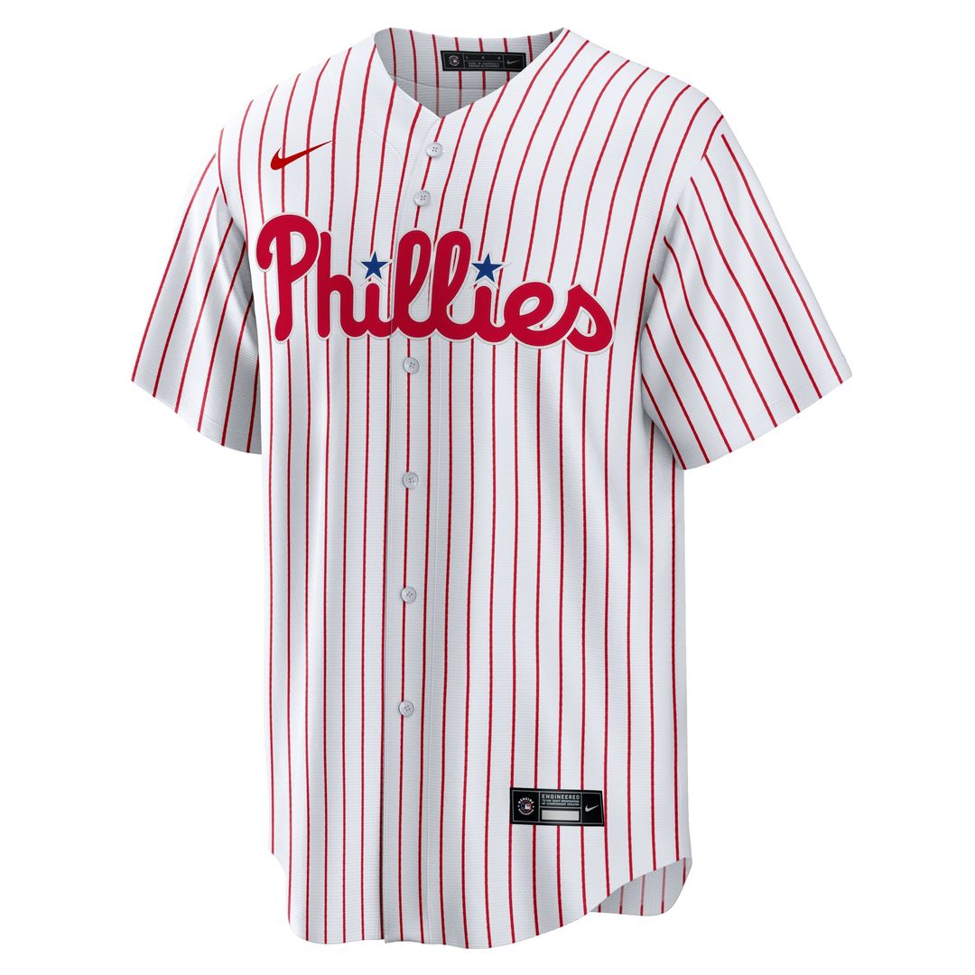 Philadelphia Phillies Nike White #1 Dad Home Replica Jersey