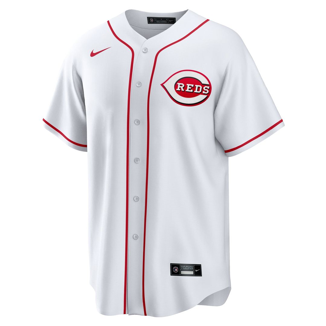 Cincinnati Reds Nike White #1 Groom Home Replica Jersey
