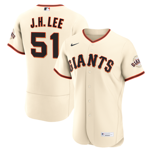 San Francisco Giants Jung Hoo Lee Nike Cream Home Authentic Jersey