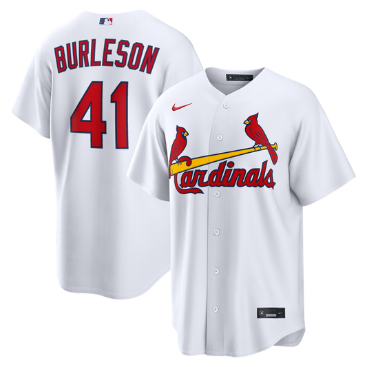 St. Louis Cardinals Alec Burleson Nike White Home Replica Jersey