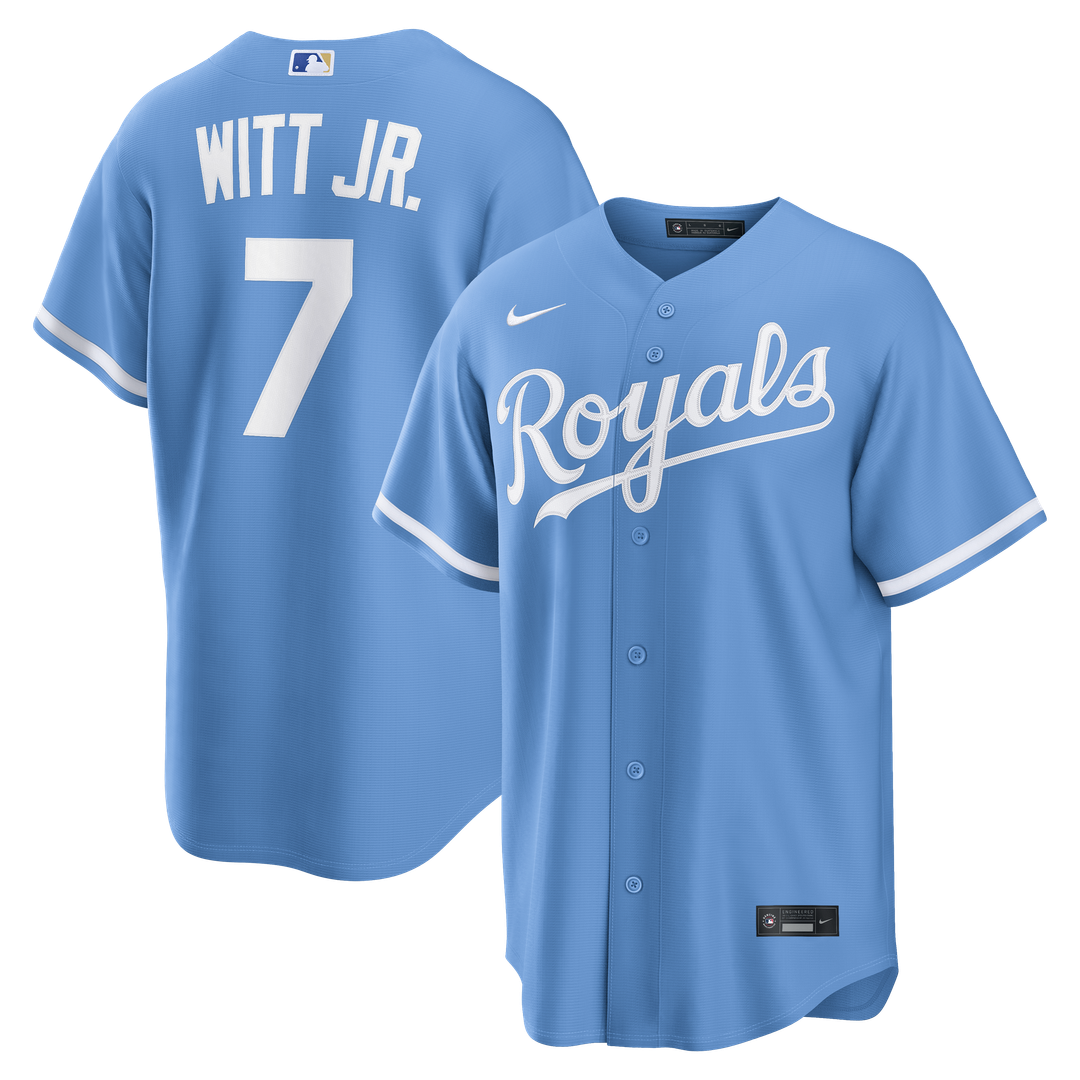 Kansas City Royals Bobby Witt Jr. Nike Royal Alternate Replica Jersey