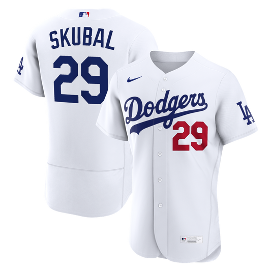 Los Angeles Dodgers Tarik Skubal Nike White Home Authentic Jersey