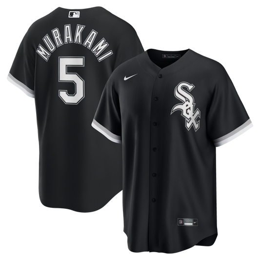 Chicago White Sox Munetaka Murakami Nike Black Alternate Replica Jersey
