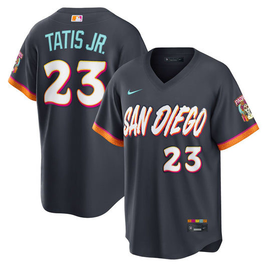 San Diego Padres Fernando Tatis Jr. Nike Obsidian 2026 City Connect Stadium Jersey