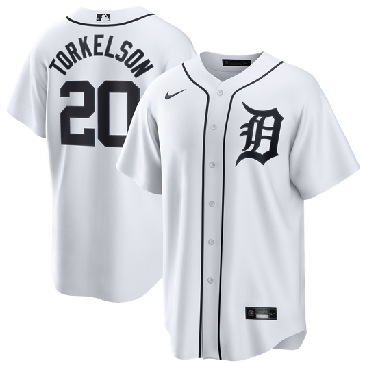 Detroit Tigers Spencer Torkelson Nike White Home Replica Jersey
