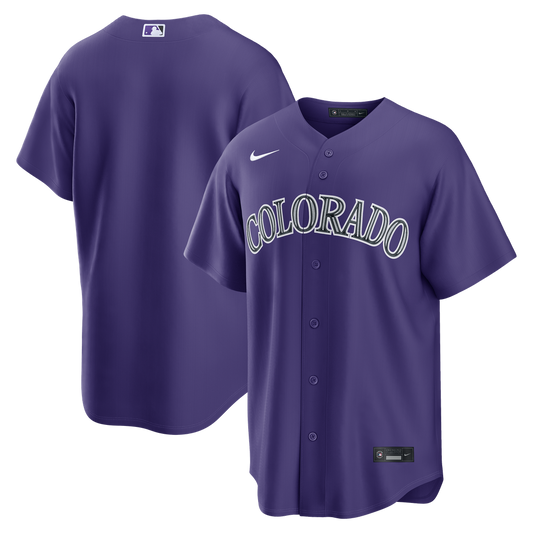 Colorado Rockies Nike Purple Alternate Replica Jersey