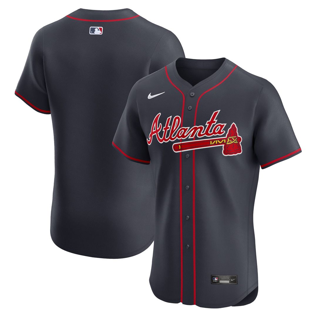 Atlanta Braves Nike Red Alternate Elite Jersey