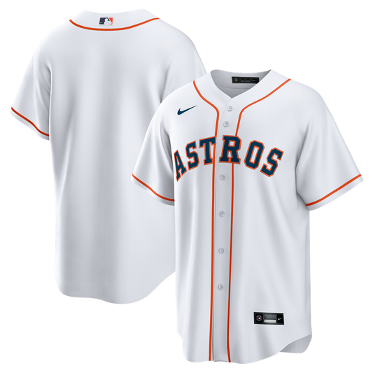 Houston Astros Nike White Home Big & Tall Replica Jersey