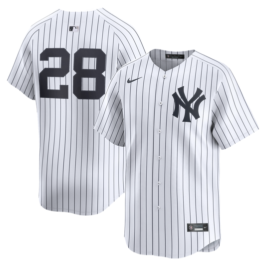 New York Yankees Austin Wells Nike White Home Limited Player Jersey