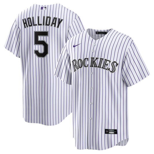Colorado Rockies Matt Holliday Nike White Home Retired Player Replica Jersey