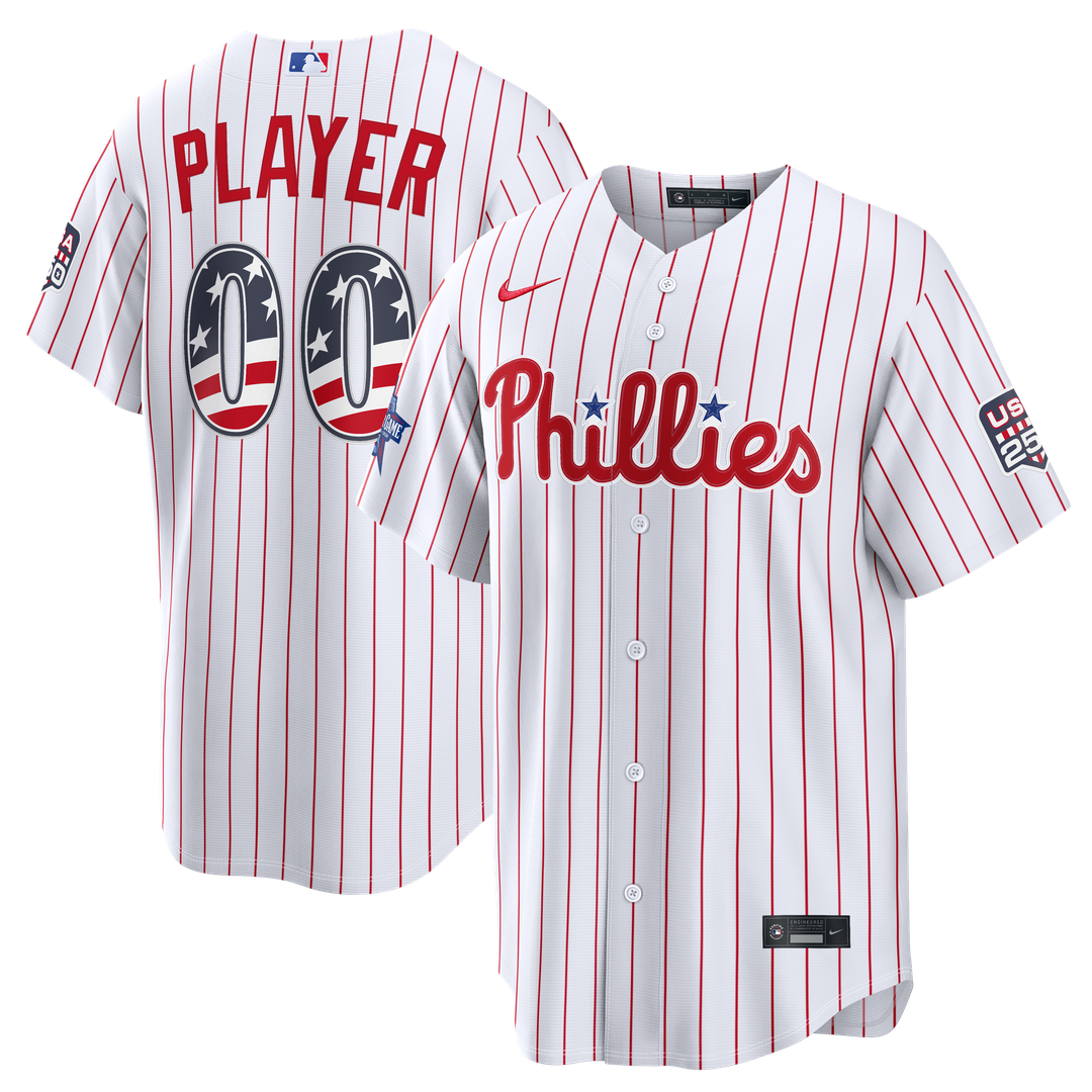 2026 All-Star Edition Stars & Stripes Philadelphia Phillies Nike White Stadium Pick-A-Player Jersey