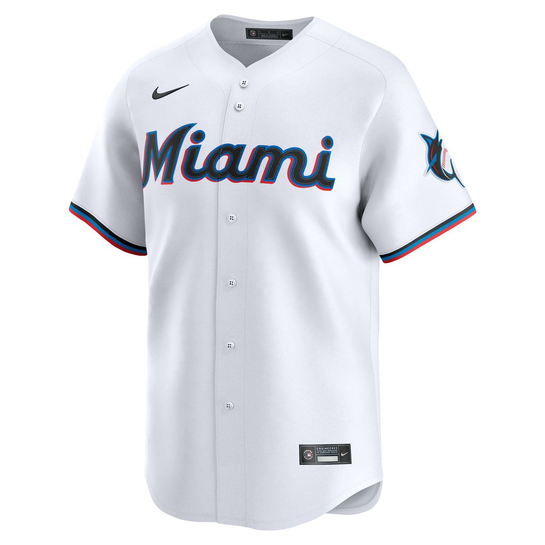Miami Marlins Nike White Home Limited Pick-A-Player Retired Roster Jersey