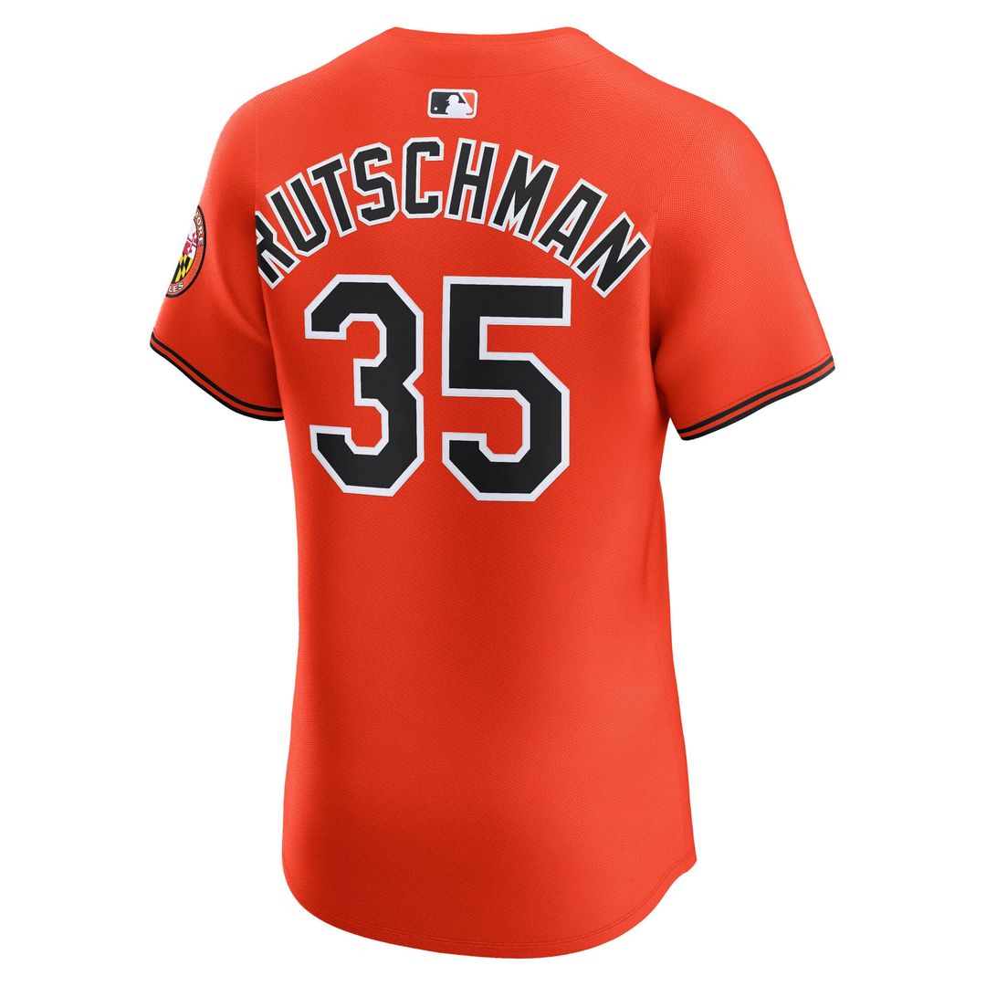 Baltimore Orioles Adley Rutschman Nike White Home Elite Jersey