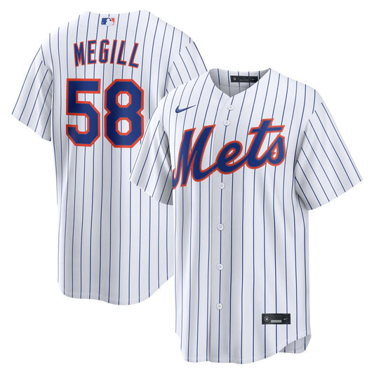 New York Mets Tylor Megill Nike White Home Replica Jersey