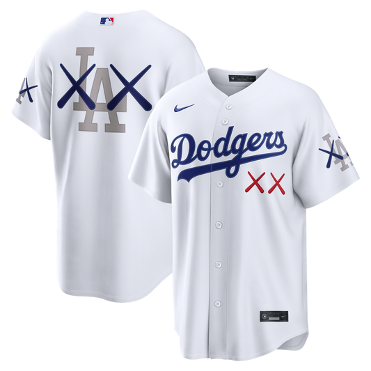 Los Angeles Dodgers Nike x KAWS White Stadium Jersey