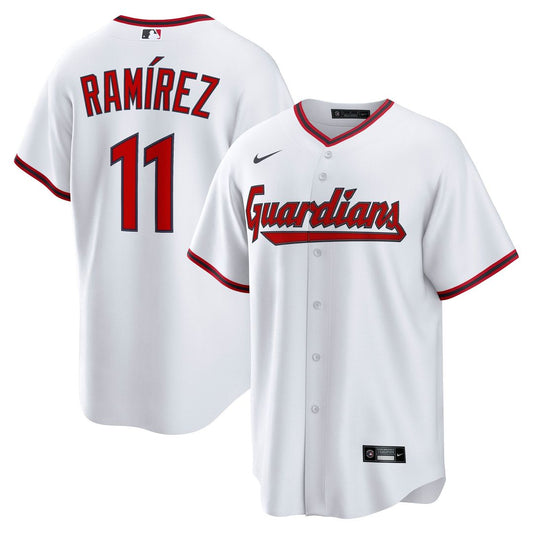 Cleveland Guardians José Ramírez Nike White Home Replica Jersey