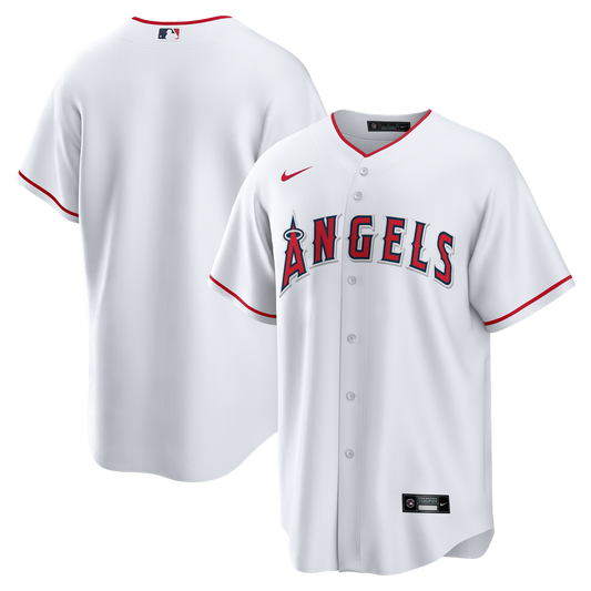 Los Angeles Angels Nike White Home Big & Tall Replica Jersey