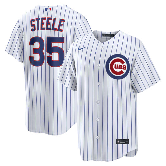 Chicago Cubs Justin Steele Nike White Home Replica Jersey