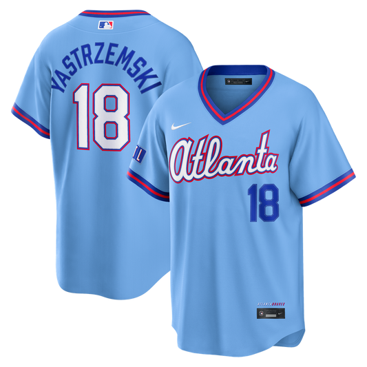 Atlanta Braves Mike Yastrzemski Nike Powder Blue 2026 City Connect Stadium Jersey