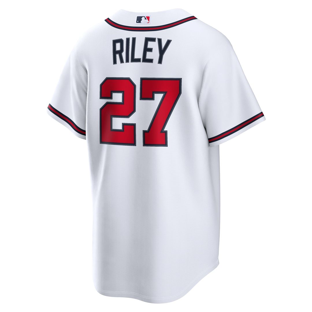 Atlanta Braves Austin Riley Nike Navy Alternate Replica Jersey