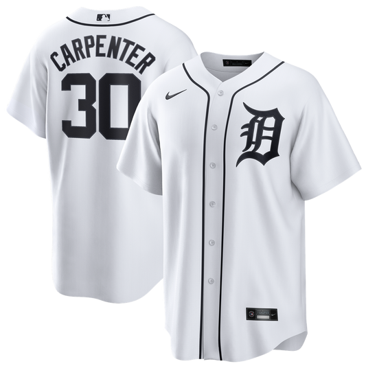 Detroit Tigers Kerry Carpenter Nike White Home Replica Jersey