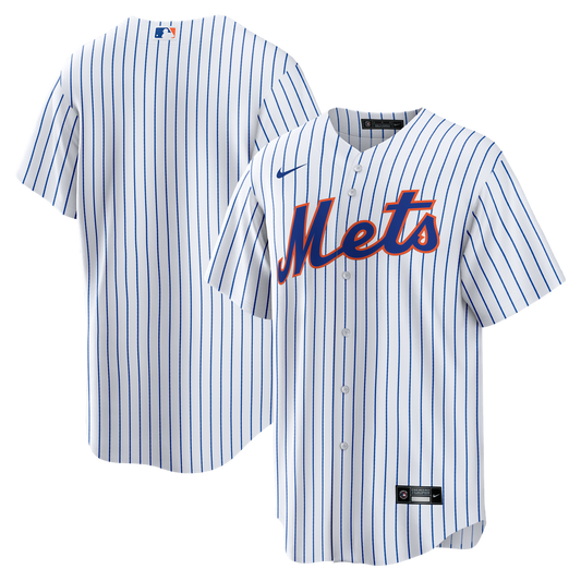 New York Mets Nike White Home Big & Tall Replica Jersey