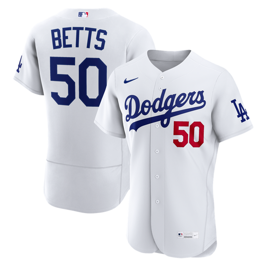 Los Angeles Dodgers Mookie Betts Nike White Home Authentic Jersey