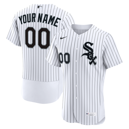 Chicago White Sox Nike White Home Authentic Custom Jersey