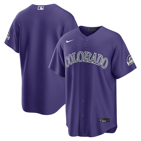 Colorado Rockies Nike Purple Alternate Stadium Jersey